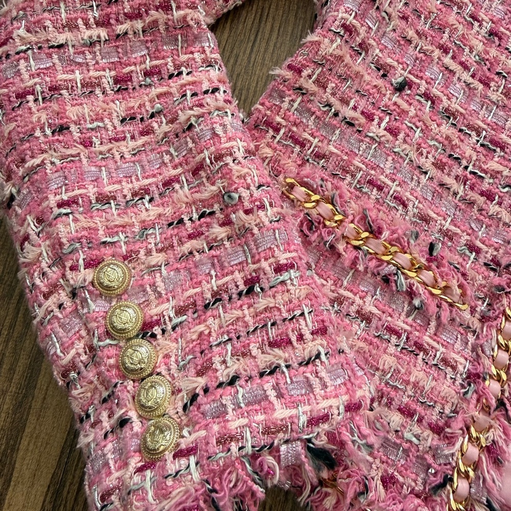 Generation Love Pink Tweed Blazer and Skirt Set, BNWT! - Picture 7 of 10